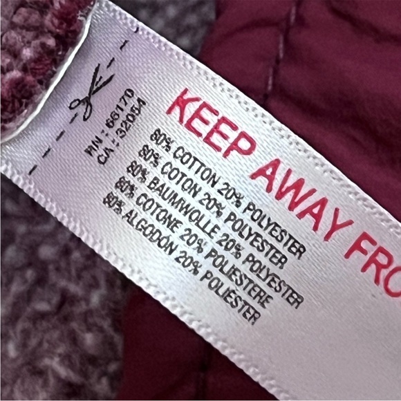 Free People Movement Maroon Cropped Post-Workout Jacket - Picture 4 of 6